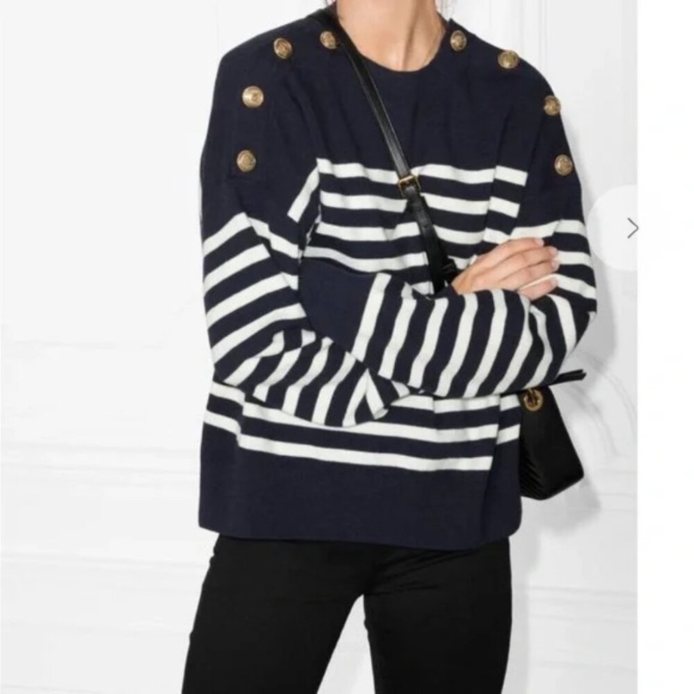 & Other Stories Striped Sweater M